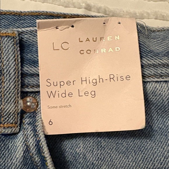 LC Lauren Conrad wide leg jeans - Picture 2 of 7